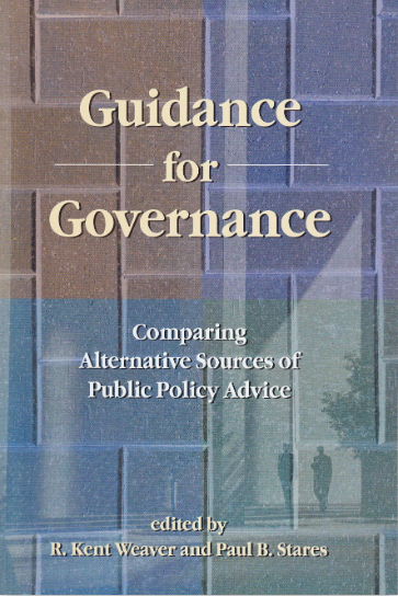 出版：Guidance for Governance Comparing Alternative Sources of Public Policy Advice
